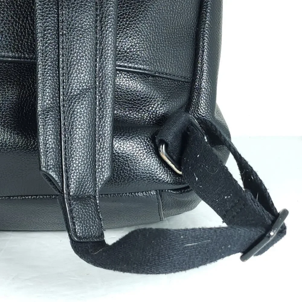 Away X Kode With Klossy Black Leather Travel Minimalist Backpack